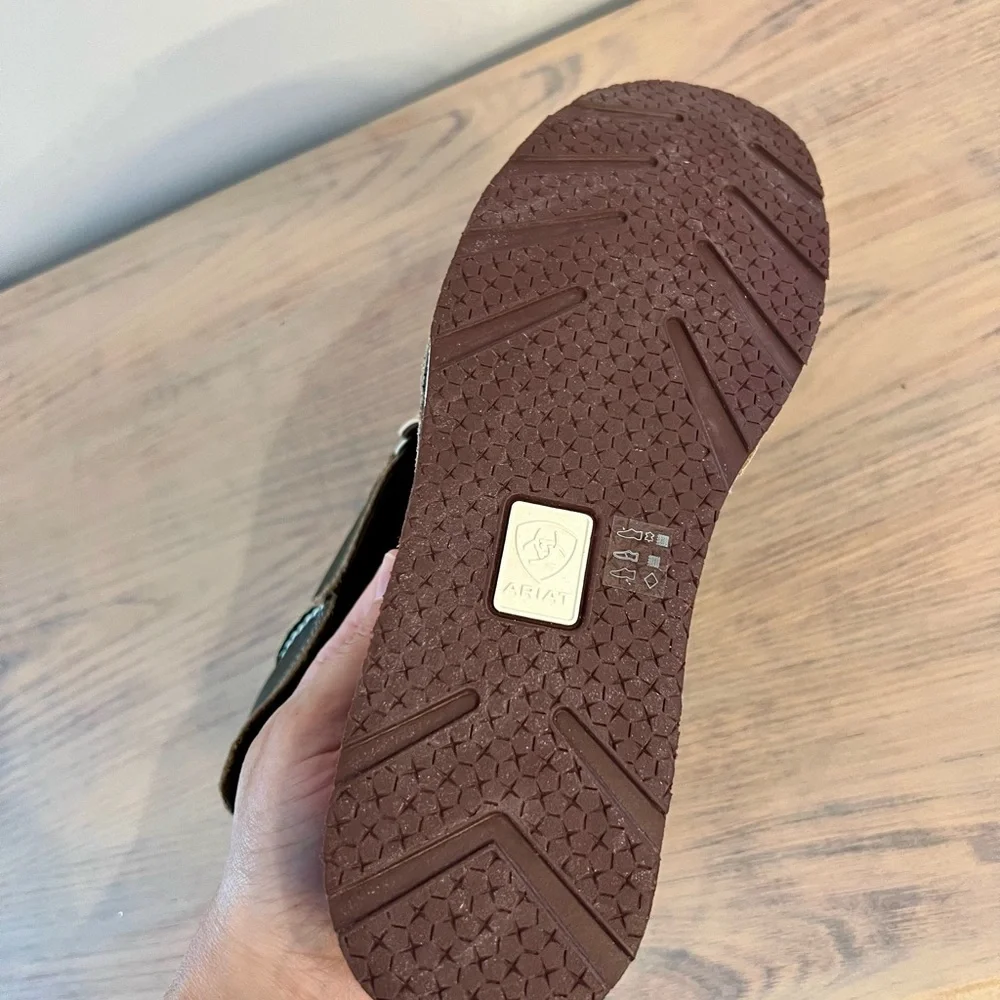 Ariat® Cruiser Buffalo Print Suede Slip-On - Picture 5 of 7